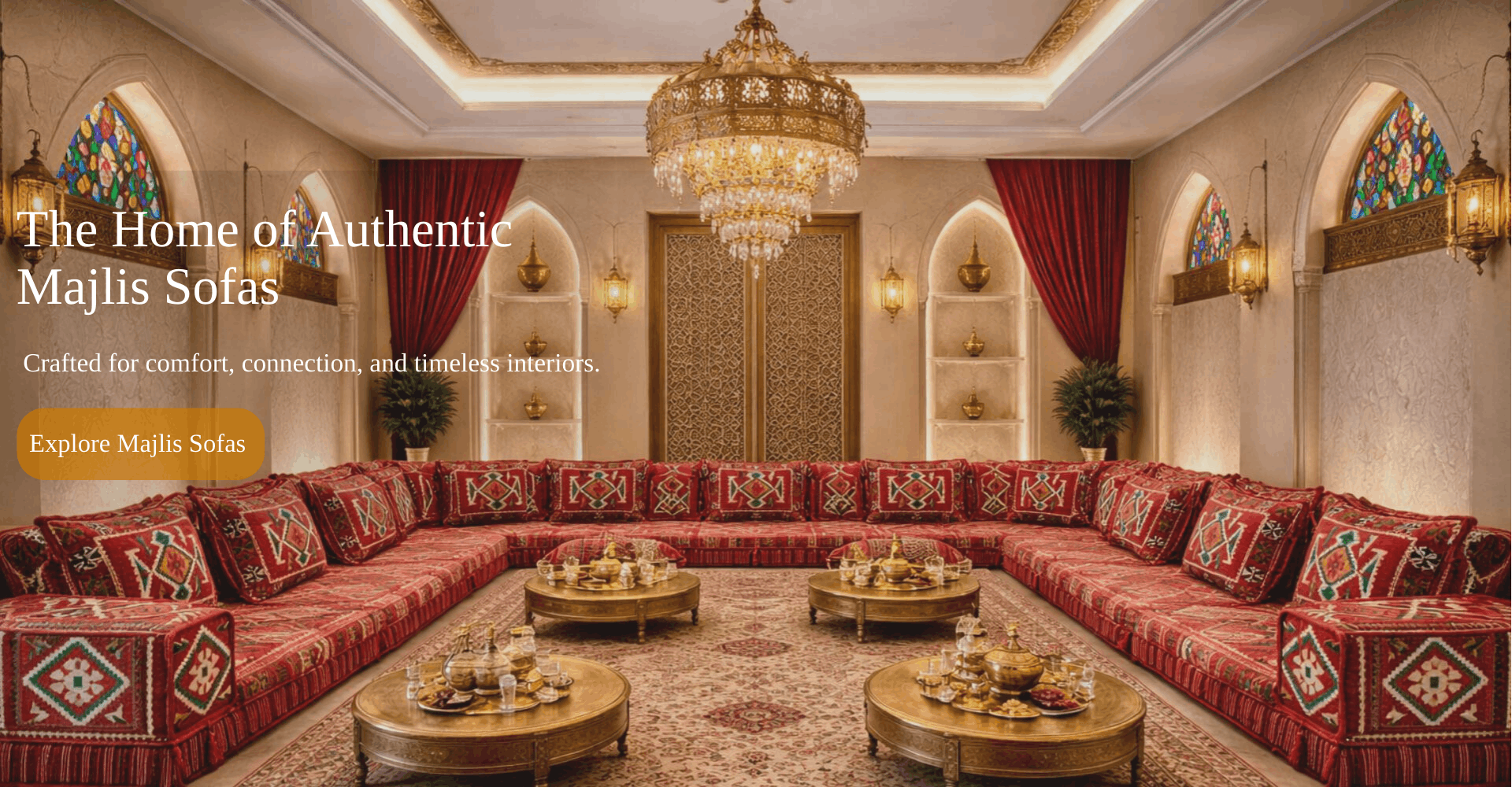 Luxury Arabic Majlis Furniture